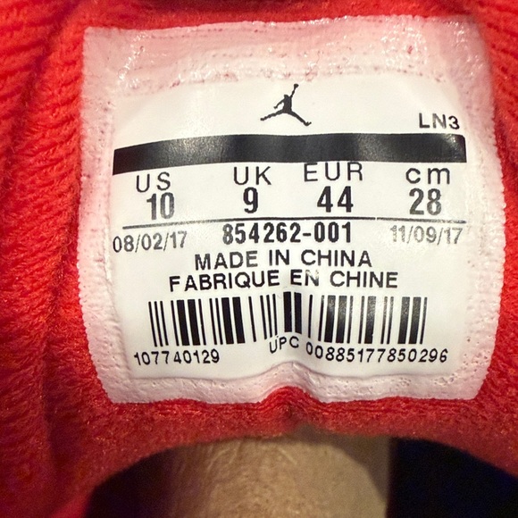 Air Jordan 3 black cement OG (2018) excellent condition - Picture 6 of 9